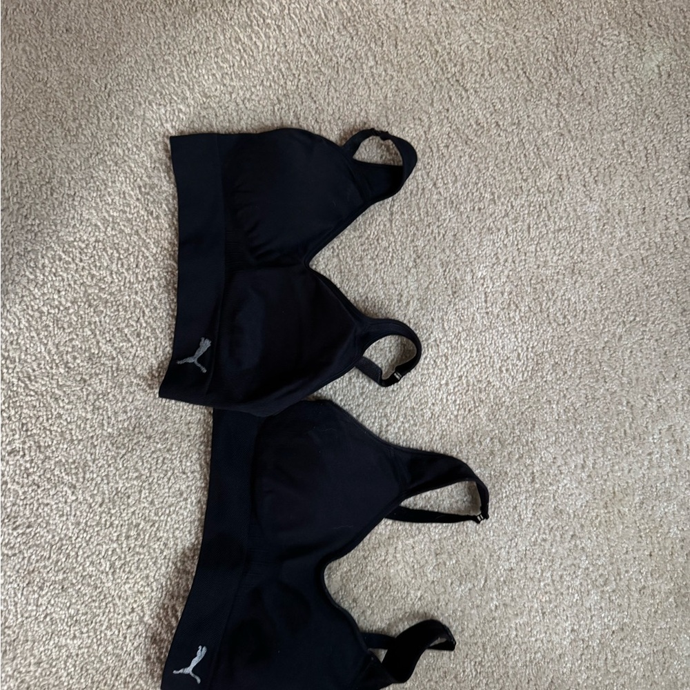 Puma Black Sports Bras